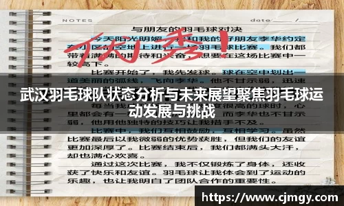 武汉羽毛球队状态分析与未来展望聚焦羽毛球运动发展与挑战